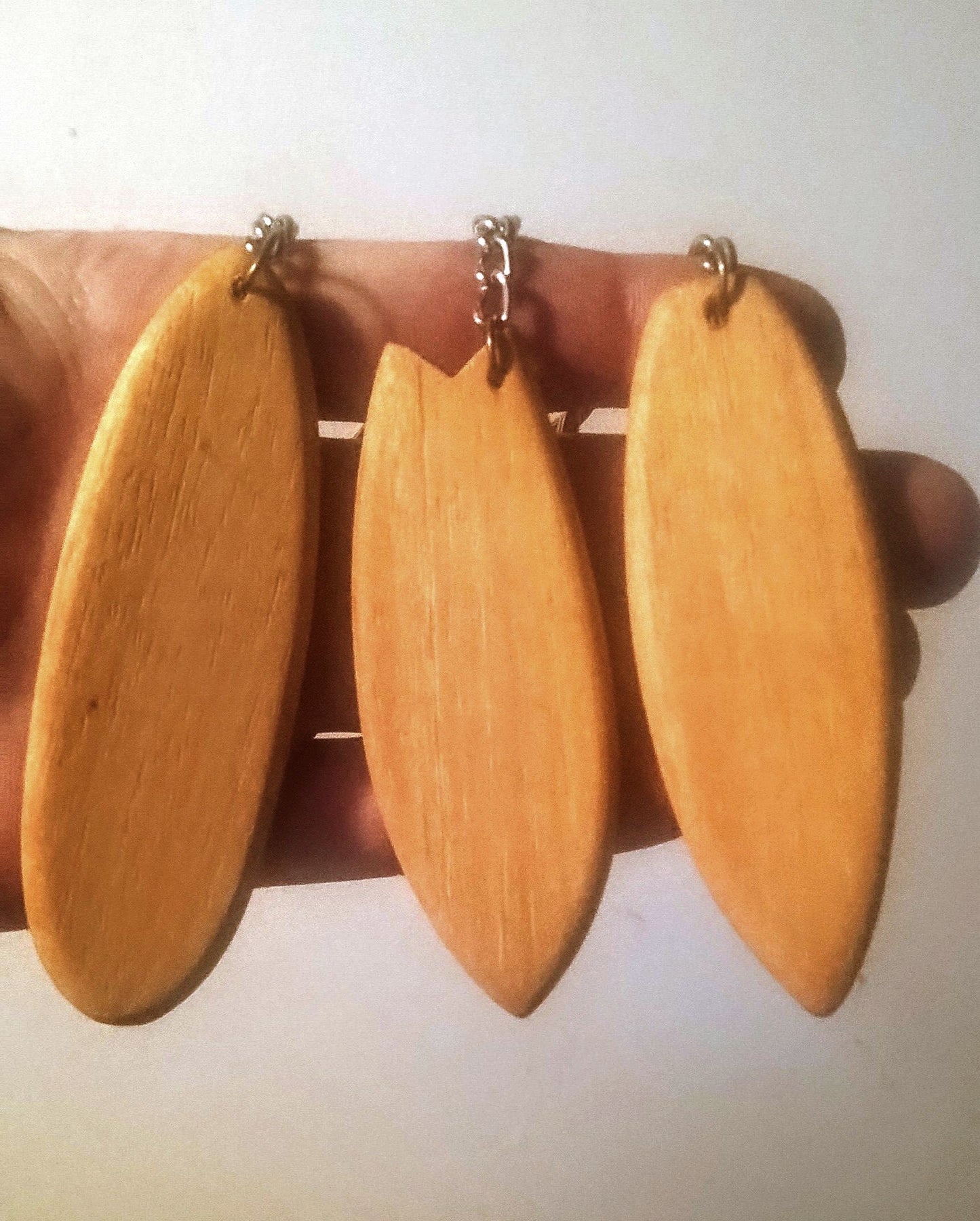 Custom Wooden Surf Keychain - Personalized with Your Name